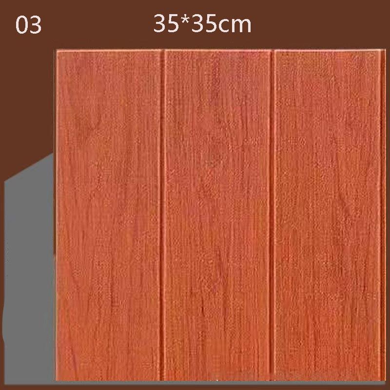 5/10/15 3D Holzmaserung Selbstklebende Wandaufkleber Kleine Größe 35x35cm Abziehen und Aufkleben Wasserdichte Wanddekoration für Schlafzimmer Wohnzimmer Heimwerker