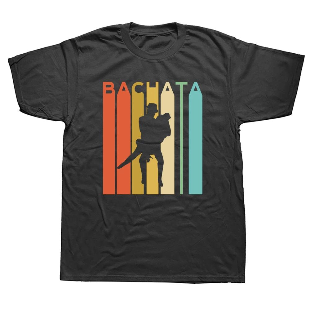 Zábavná Bachata Latina Taneční Párty Salsa Trička Grafická Bavlněná Krátký Rukáv Narozeninové Dárky Letní Styl Tričko Pánské Oblečení