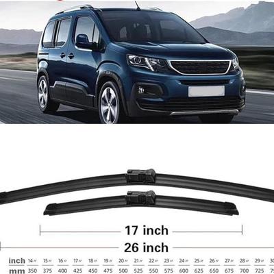 Pre Peugeot Rifter 2018-2020 LHD Predné stierače Stierače čelného skla 26" + 17"