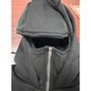 Men's Hooded Zipper Sweatshirt - Loose Fit Street Jacket Zipper Hoodie Warm and Frost Resistant Clothing