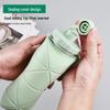 Silicone Foldable Water Cup: Heat-Resistant, Drop-Proof, Portable, Telescopic Kettle with Box for Outdoor Sports and Travel