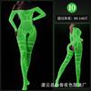 Luminous onesie fluorescent tube top onesie full body socks nightclub net socks large size luminous socks