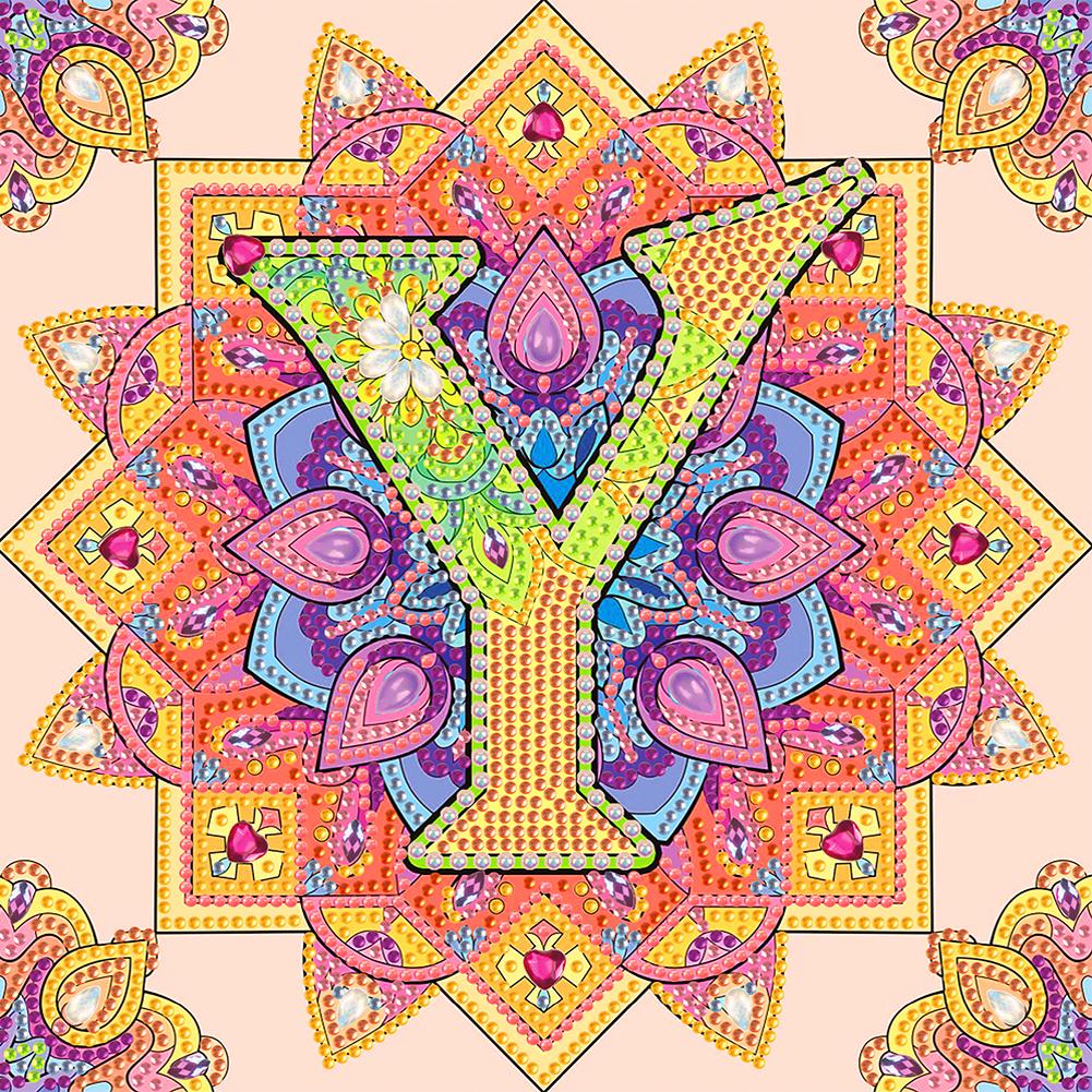 5D DIY Diamond Painting Capital Letters Diamond Embroidery Painting Full Round Diamond Mosaic DIY Rhinestones Home Decor Gift