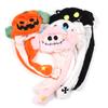 Halloweenská skákací čepice s pohyblivými ušima, zábavná plyšová roztomilá zvířecí narozeninová dárková čepice