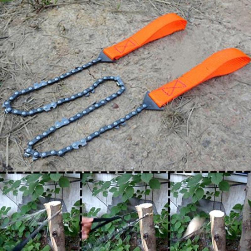 Survival Chain Saw Hand Chain Saw Emergency  Pocket Gear Chic Camping Tool