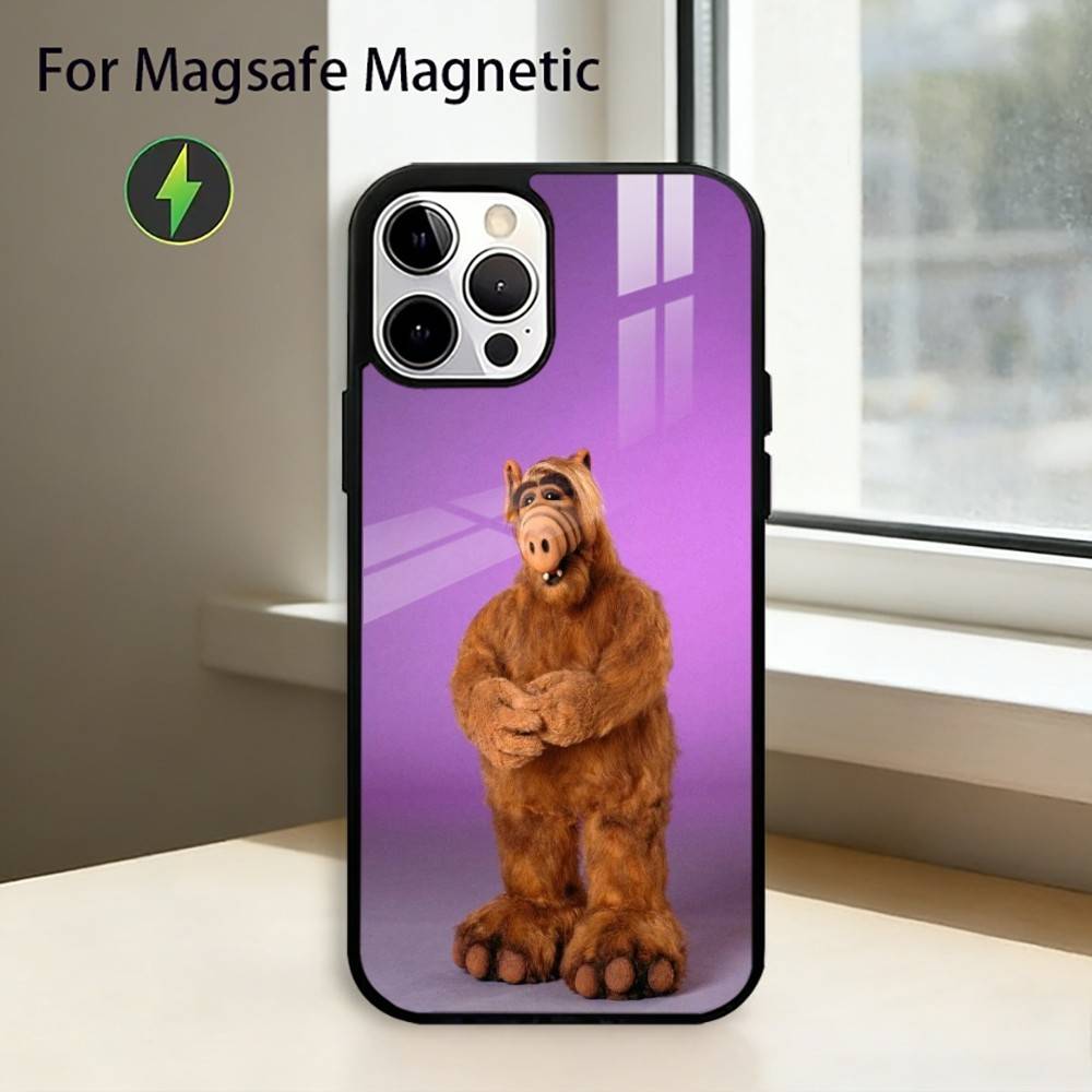 TV Series A-Alf Phone Case For iPhone17,16,15,14,13,12,11 Plus,Pro Magnetic with Magsafe Wireless Charging