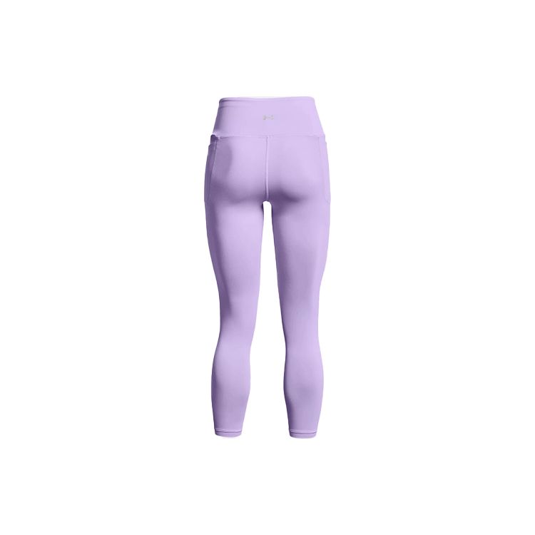 Under Armour Meridian Ankle Solid Color Sports Training Tight Capri Women Bottoms Purple 1369004-532
