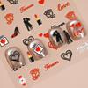 Redanco 5D Valentine's Day Soulmates Embossed Nail Stickers 3D - He1619