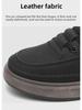 2025 Herren Frühling Freizeit-Sneakers: Trendige britische Leder-Slipper