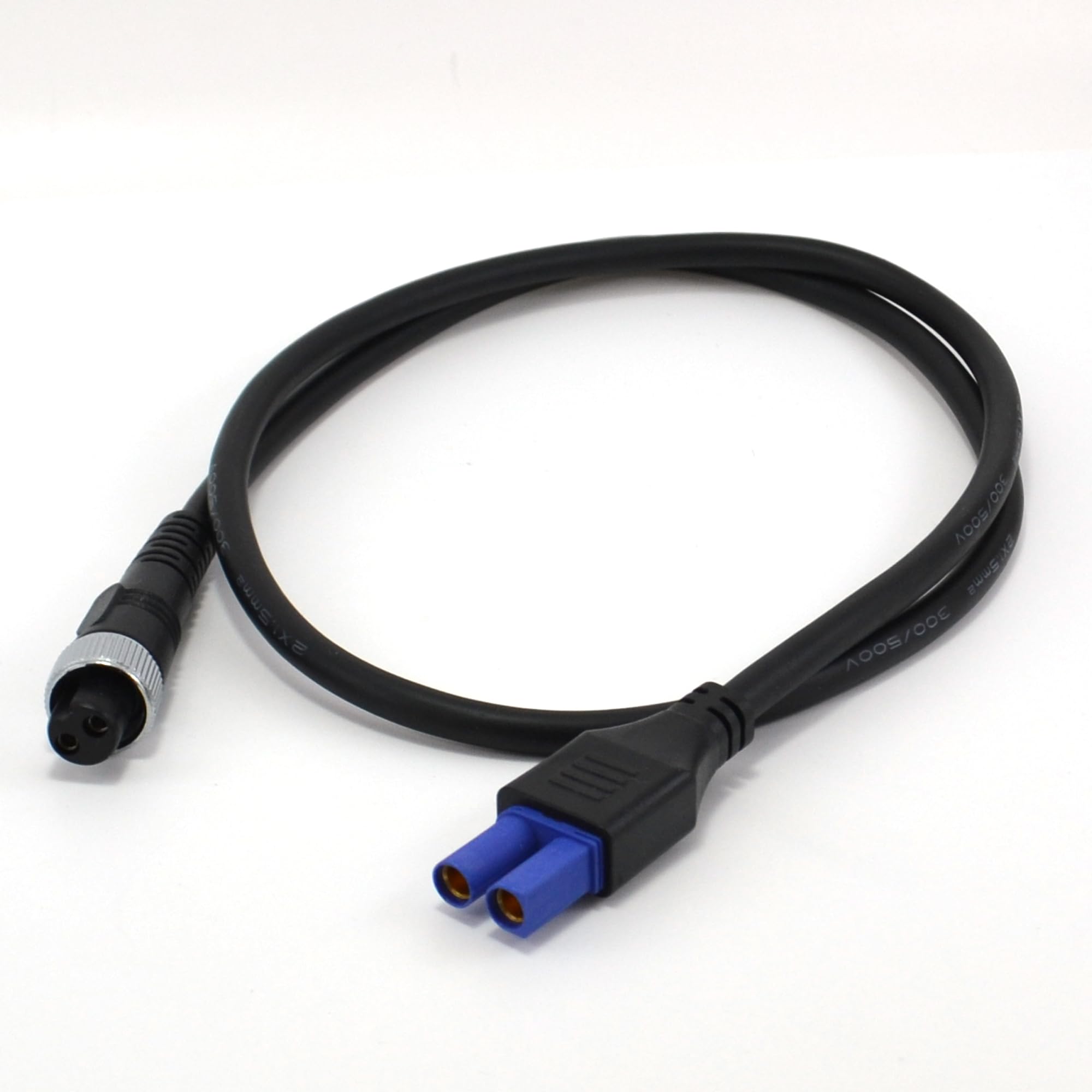 

White Nuts Electric Reel Cord Cable Jump Starter Type EC5 Connector Connection 2-Core 2-Hole (1.0m) [Used]