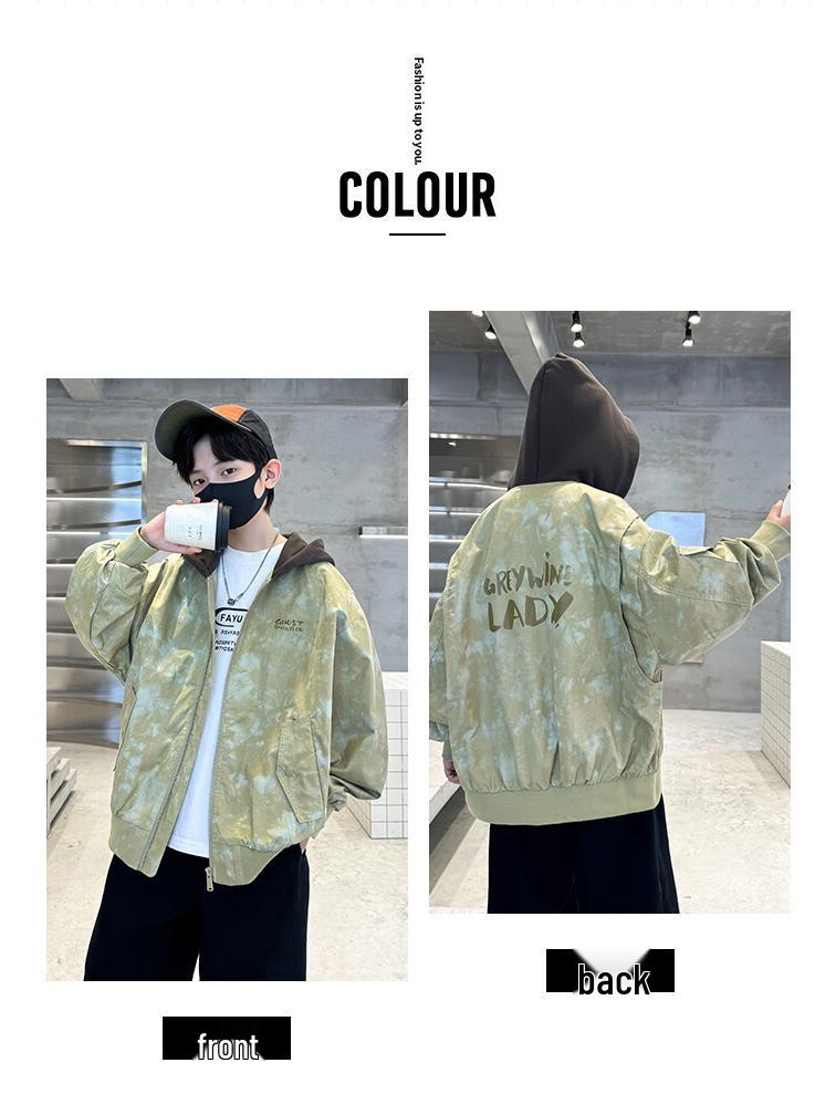 Boys' 2025 Spring and Autumn Versatile Casual Jacket
