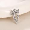 Light Luxe Heart Bow Cherry Pendant Jewelry: DIY Bracelet, Necklace, Earrings.