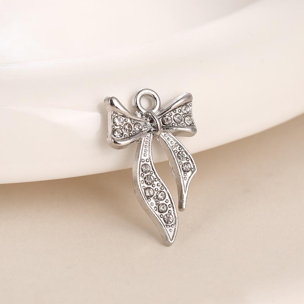 Light Luxe Heart Bow Cherry Pendant Jewelry: DIY Bracelet, Necklace, Earrings.