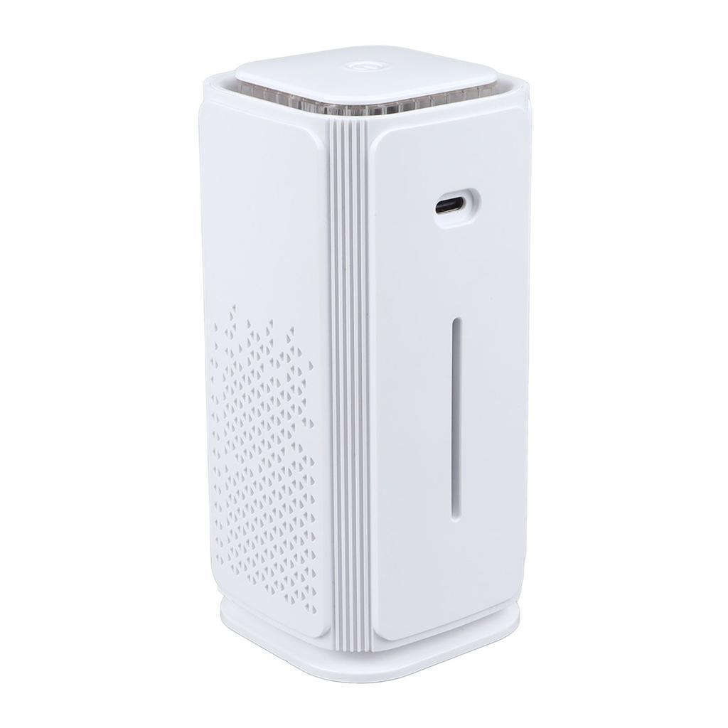 White Air Purifier Negative Ion Car Air Purifier Triple Filter Screen Car Compact Anion Purifier