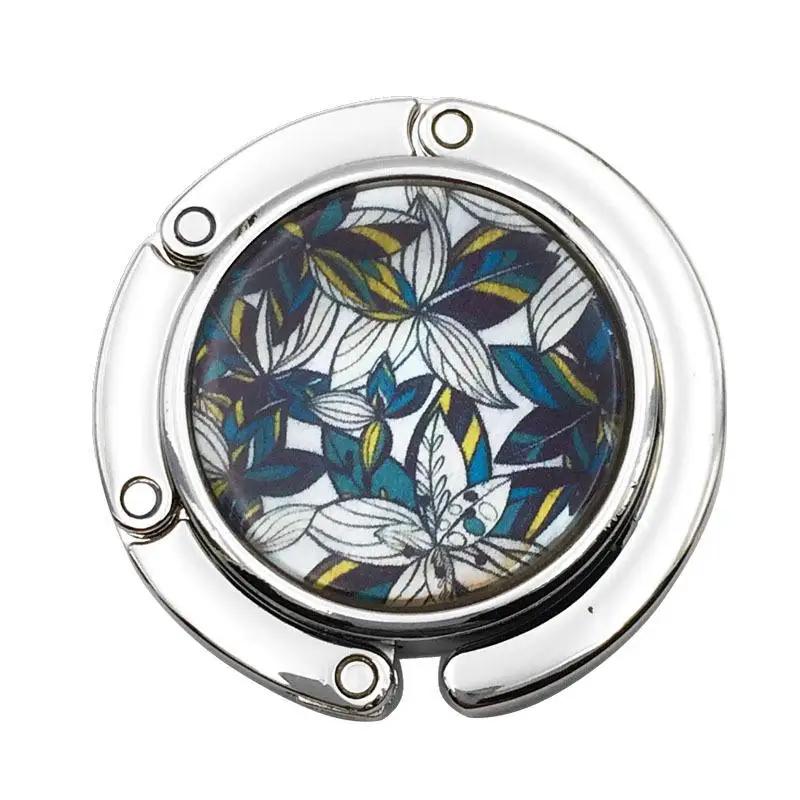 

Creative Round Shell Purse Handbag Bag Metal Folded Handbag Hook Hanger Hanger Hook Holders Table Hook Bag Accessories