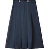 Shandubila Women's Pleated A-Line Midi Skirt