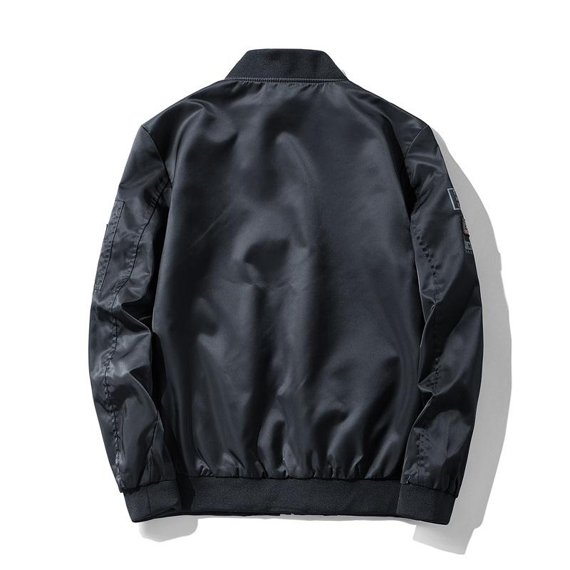 Autumn and Winter Air Force Men's Jacket Flight Suit Double-sided Embroidered Baseball Uniform Large Size Work Jacket Trendy