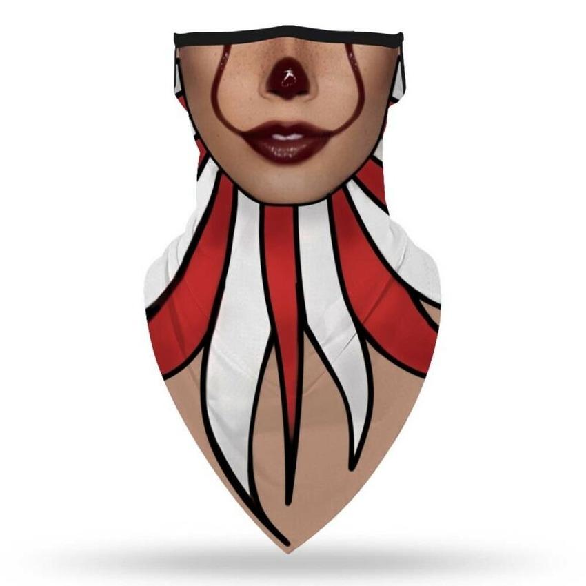 Motorcycle Mask Multi-Use Bandana Balaclava - Neck Gaiter, Scarf, Face Mask For Cycling, Outdoor (One Size) 100% Polyester Tube Scarf Snood - Foto 6