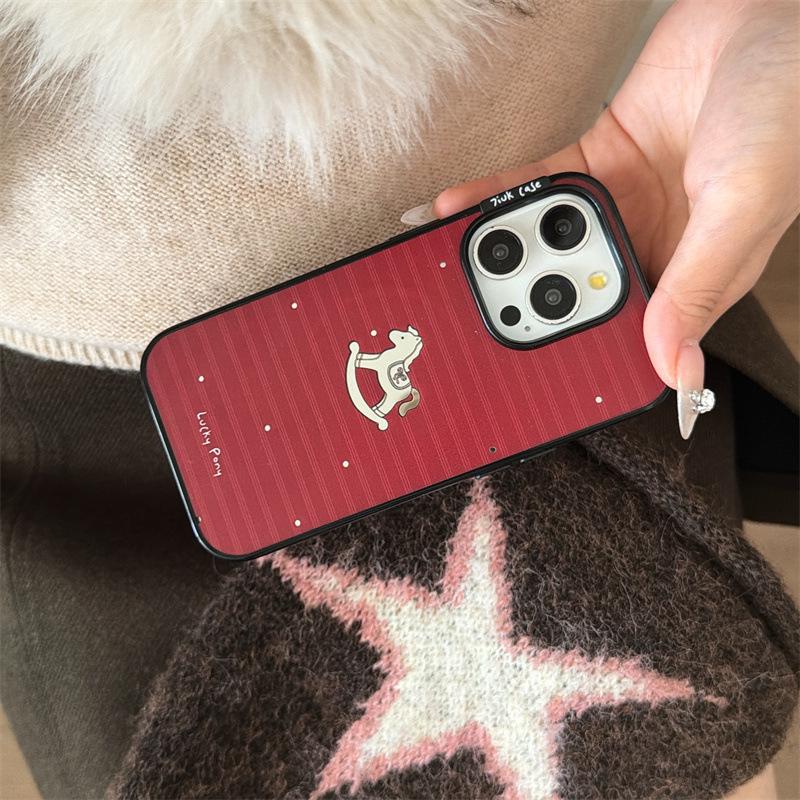New Year Star Style Magnetic Stand Phone Case for iPhone 17/16 Pro Max/15/14