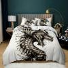 Dragon Head 3D Duvet Cover Set For Bedroom Decor Dragon Bedding Sets King Queen Size Bed Set Home Textiles Bedclothes 2/3pcs