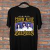 Bee Gees Stayin Alive Unisex T-Shirt Schwarz Alle Größen S 234xl