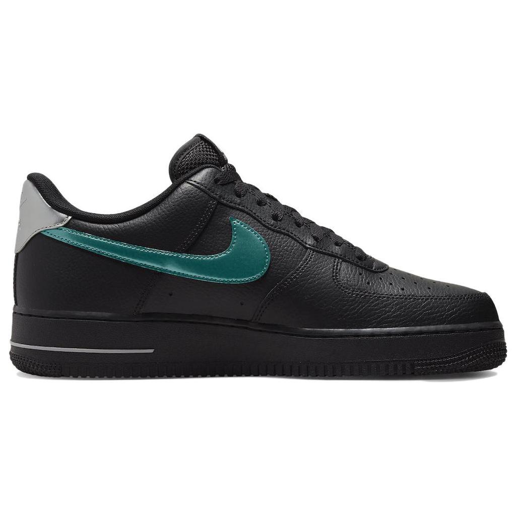 New Nike Air Force 1 '07 Low Black Blue Lightning FD0654-001