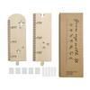 1Set Kids Height Growth Chart Ruler Children Height Gauge Room Decoration for Home Bedroom Dormitory Household