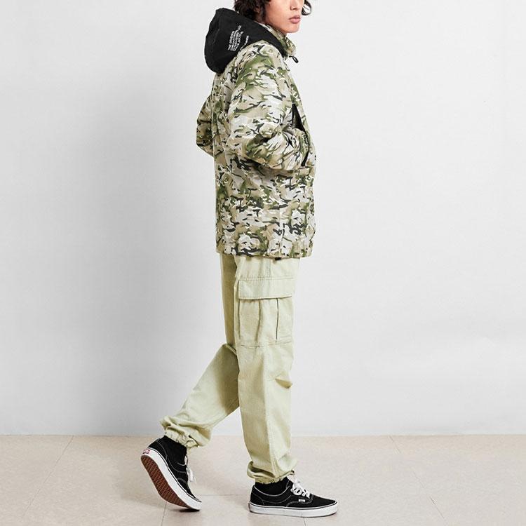 Vans Work Style Windproof Hooded Jacket Men Jackets Camouflage VN0A4MLMW09