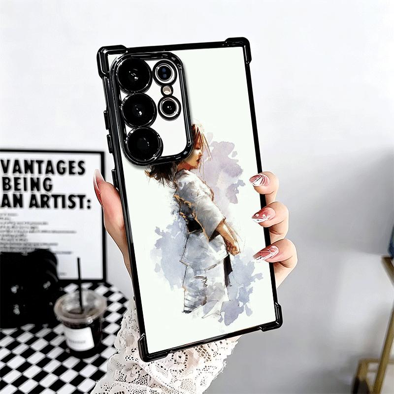 Taekwondo Kungfu Desgin Soft Phone Case For Samsung Galaxy S26 Ultra S25 Edge S24 FE S23 Plus S22 S21 + S20 Plating Anti-Fall Fu