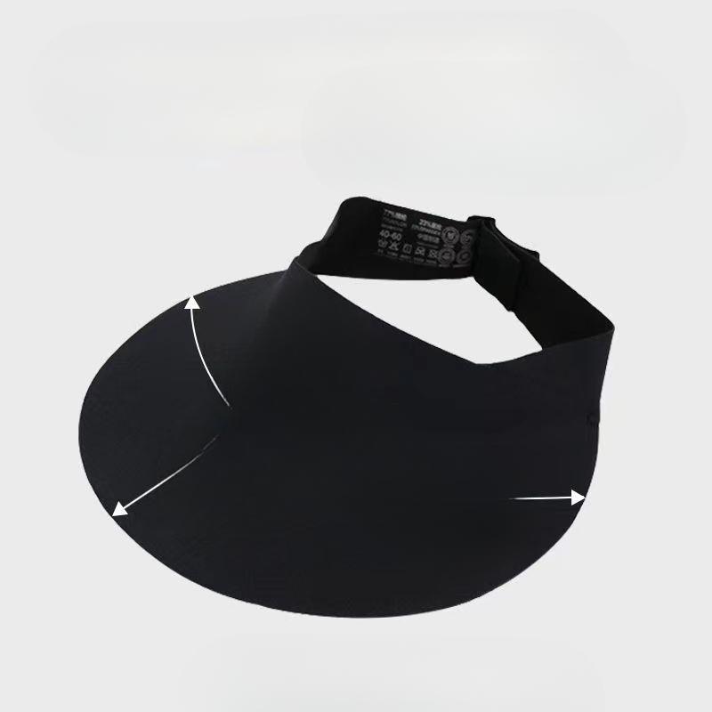 Spurloser Integrierter Sommerreit-UV-Schutz Damen Faltbarer Himmelspitzen-Sonnenhut Große Krempe Sonnenschutz Sonnenhut