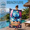 Cartoon Hawaii Artwork Printed Microfiber Beach Towel, Soft And Absorbent, Quick-Dry, Ideal for Summer Travel, Beach Essential, Swimming Pool