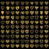 100 Gold Laser Love Stickers Decorative Mobile Phone Case Skateboard Laptop Stickers Cross