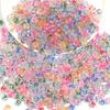 100Pcs Acrylic Flat Letter Beads Colored Alphabet Clear Round Loose Bead For Bracelet Necklace Charms Jewelry Making Accessories