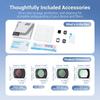 JJC Filter Set for Osmo Pocket CPL Black Mist with Magnetic Reflection Light Mist Cinematic HD Optical Slim Aluminum High Scratch for LCD Screen