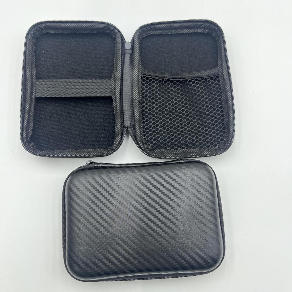 EVA Portable Hard Drive & Earphone Storage Bag with Multifunctional Cable and Tool Compartments