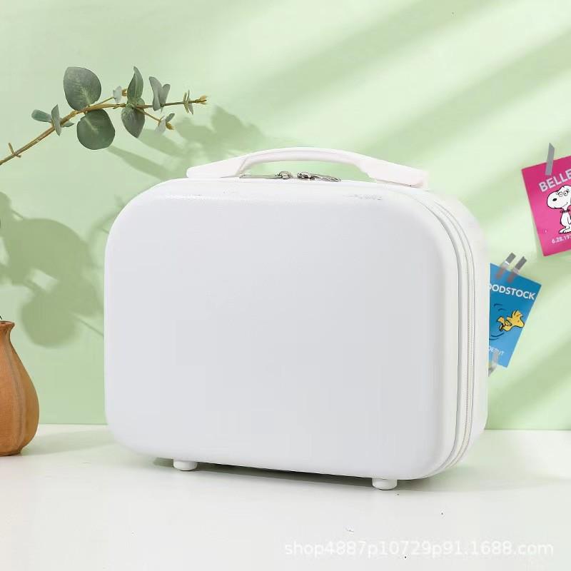 Компактная 14-дюймовая ручная кладь: Универсальный дорожный и косметичка 14-inch белый