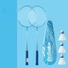 Prodotti Sportivi Nuovissimo Design Telaio in Lega di Ferro Racchette da Badminton Una Coppia Racchetta da Badminton con Borsa Premium per Badminton e 3 Palline