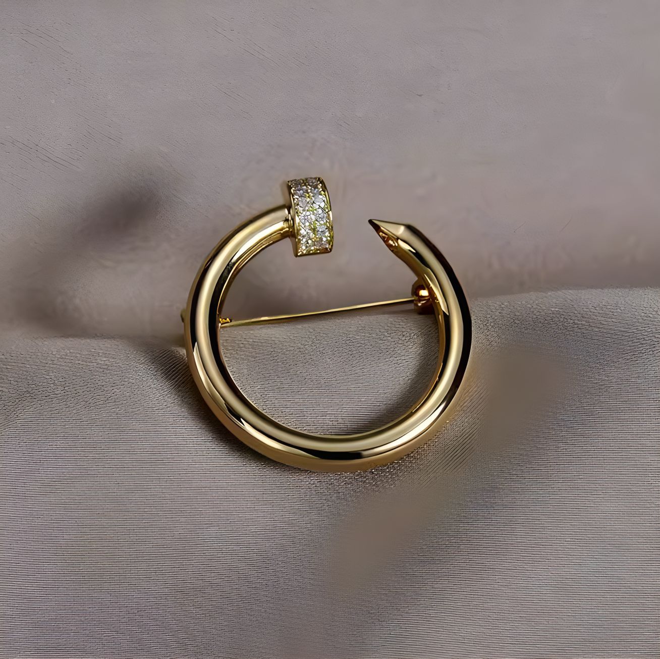 

Брошь для ногтей, Дизайнерский женский стиль высокого класса, Нишевый стиль, Брошь для костюма, Застежка с защитой от бликов