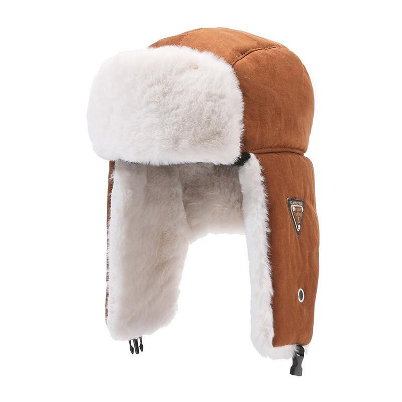 Unisex Winter Cycling Hat: Lei Feng-Style, Cold-Proof, Velvet-Lined, Ear Protection, Fashionable Casual Wear