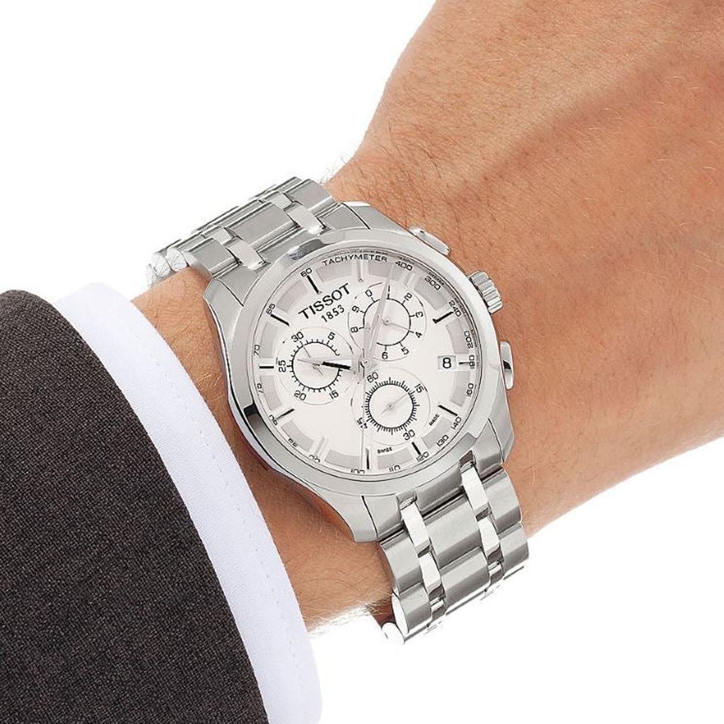 Tissot Kutu Collection Quartz Movement 100m Water Resistance Men's Watches Watch 41mm White Dial T035.617.11.031.00