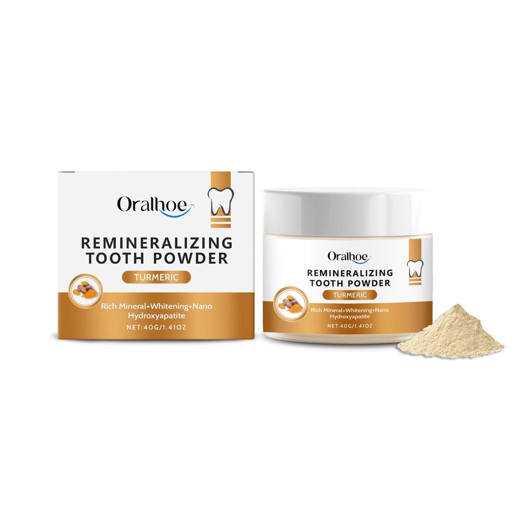 Oralhoe Bamboo Charcoal Cleaning Powder Fresh and mild ingredients to clean teeth daily care oral bamboo charcoal powder