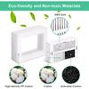16er Pack Ersatzfilter für 360° CupCake Keramik Haustierbrunnen Dreifachfiltration Haustierbrunnen Filter