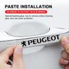 4Pcs Car Door Handle Stickers Tire Rear View Mirror Decals For Peugeot 308 408 508 RCZ 208 3008 2008 206 207 108 406 407 408 206 207 208 306 307