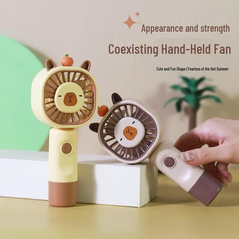 Cute Bear Mini Portable Rechargeable Fan