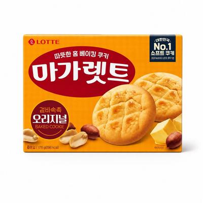 Lotte Margaret Cream Peanut Soft Cookies 176g