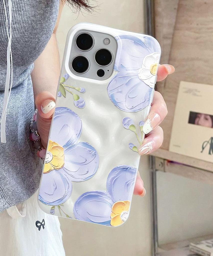 Red Flowers TPU Phone Case For iPhone Air 17 Pro 16 15 Pro Max 14 13 12 Pro 11 Shockproof Soft Silicone Transparent Cover
