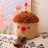 Rainbow Chocolate Strawberry Cake Plush Toy Stuffed Doll Decoration Gift 23cm