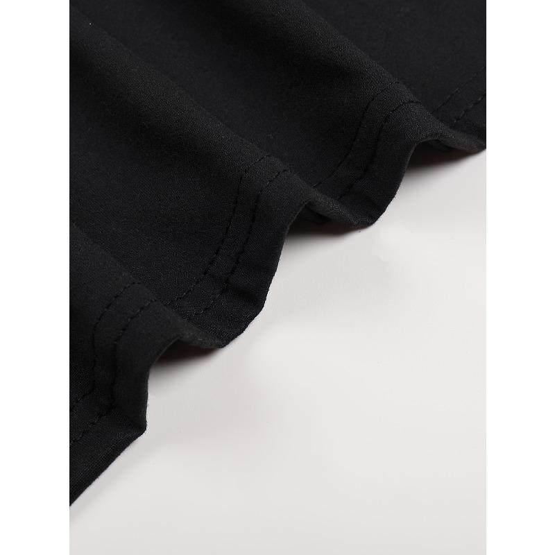 European Size Women's Pure Polyester Fashionable Graphic Portrait Print T-shirt - Casual Short-sleeve Crew Neck Top, Lightweight And Comfortable