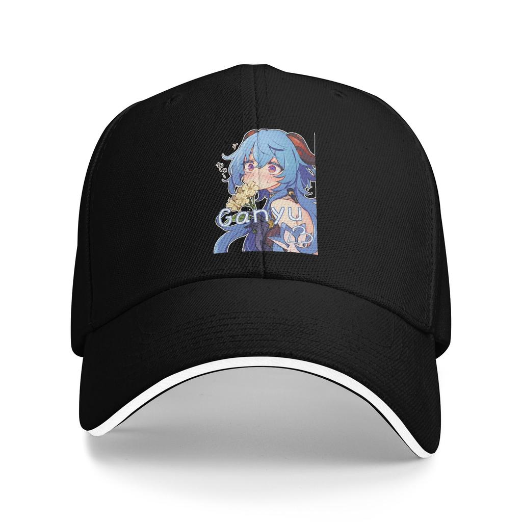 Wanderer Cat Neko Cat Long Baseball Cap Popular Genshin Impact Sandwich Caps for Unisex Women Adjustable Dad Hat Outdoor