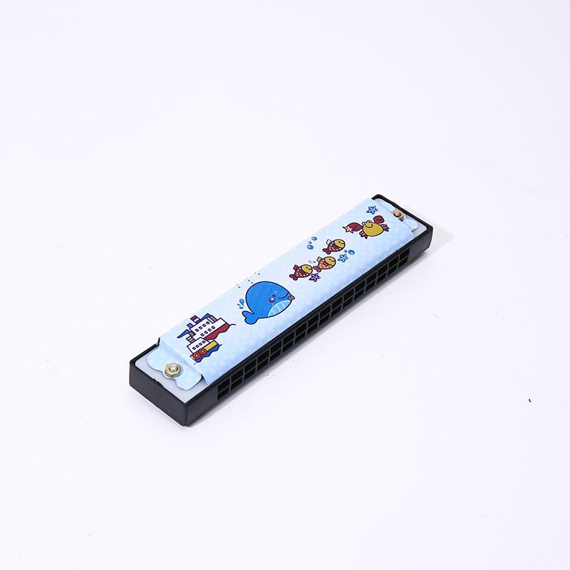 Tin Plate 16-Hole Children's Cartoon Harmonica - Early Education Musical Toy